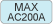 MAX AC200A