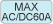 MAX AC/DC60A