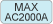 MAX AC2000A