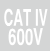 国際安全規格IEC 61010の安全レベルを規定した測定カテゴリがCAT Ⅳ 600Vに対応